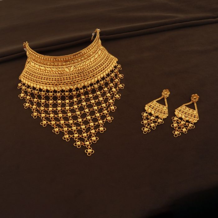 Gold-Plated Necklace Set